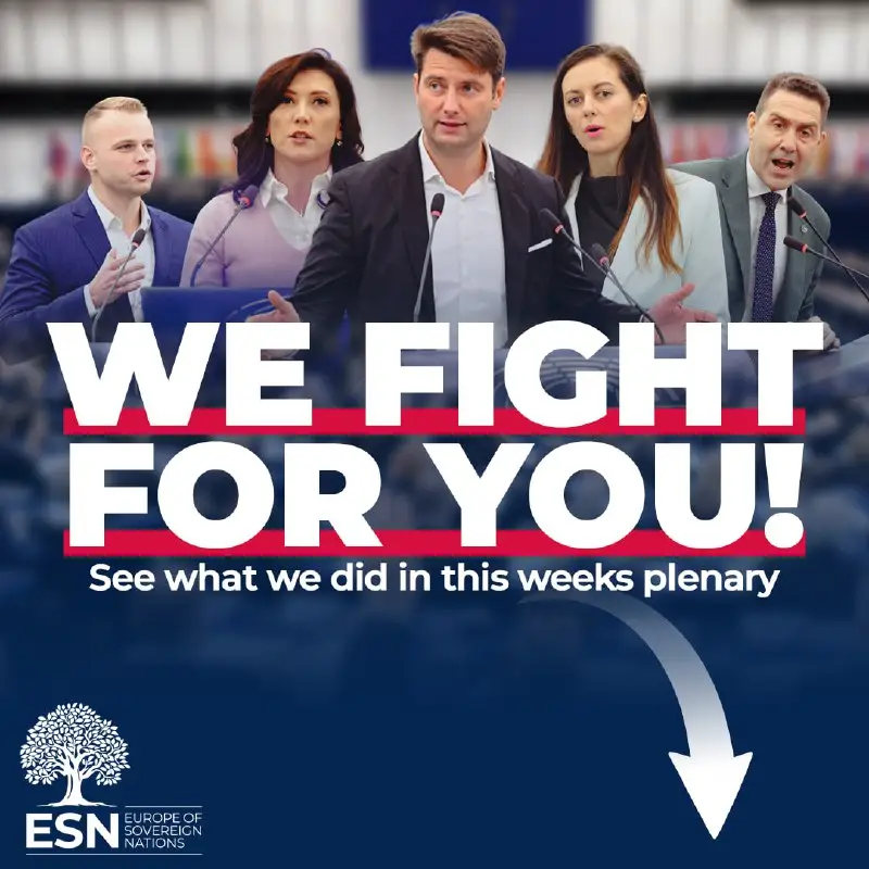 Historic vote on EU return rules — graphic of the ESN Group in the European Parliament