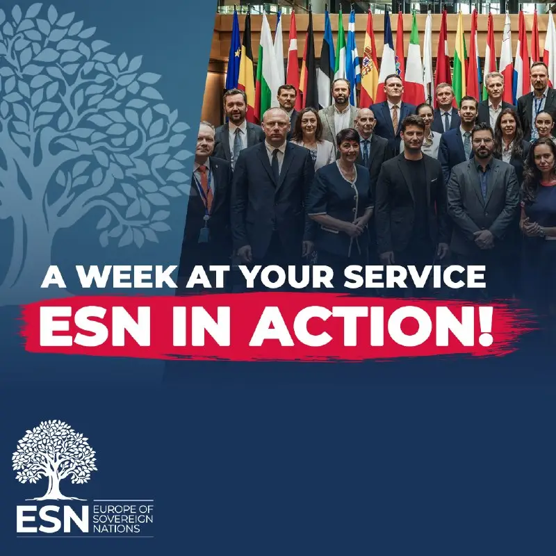 This week at ESN: Return Regulation talks concluded — graphic of the ESN Group in the European Parliament