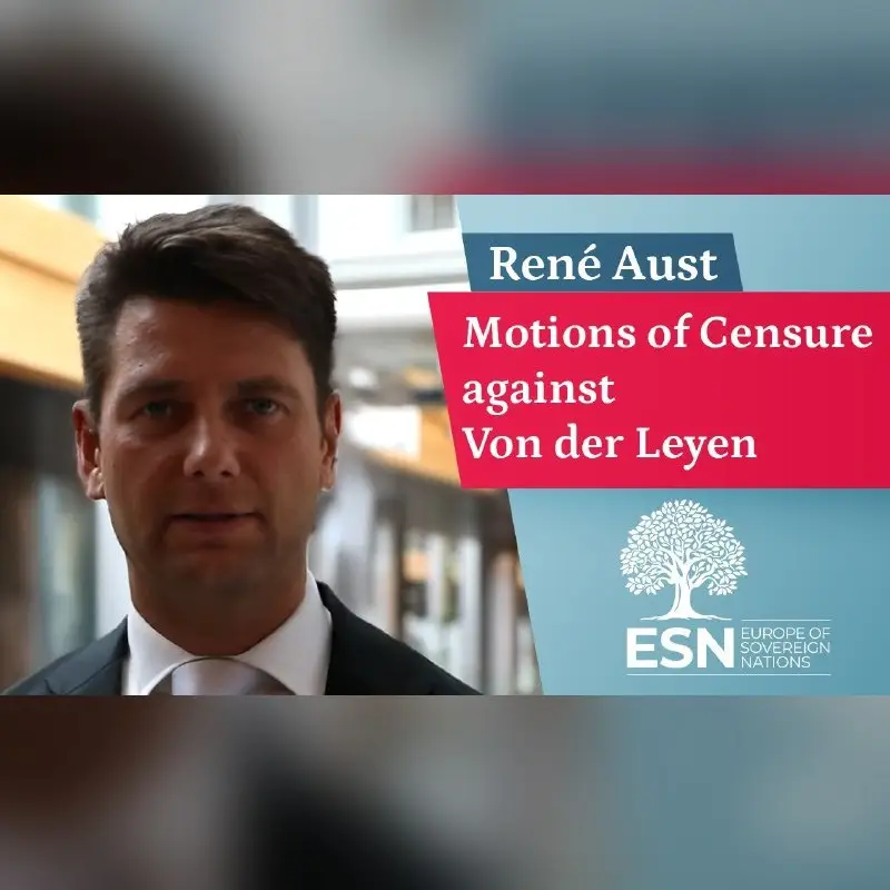 ESN votes to censure the European Commission — graphic of the ESN Group in the European Parliament